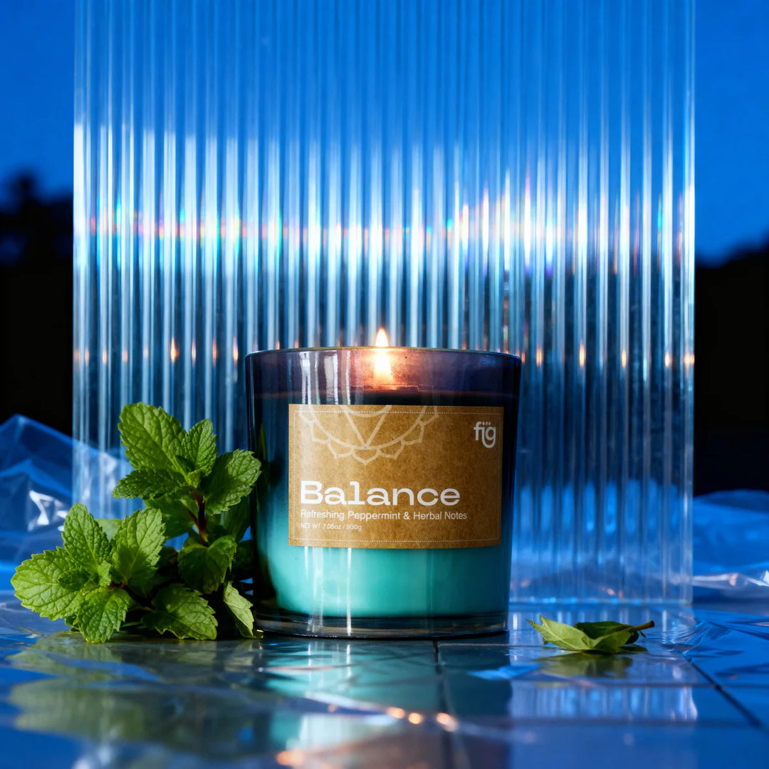 Expobazaar Balance Peppermint Vegan Wax Scented Candle