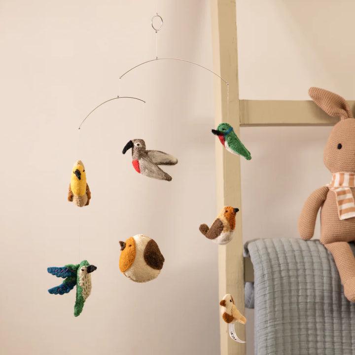 Expobazaar Felt Ornaments Hanging Mobile (Birds)