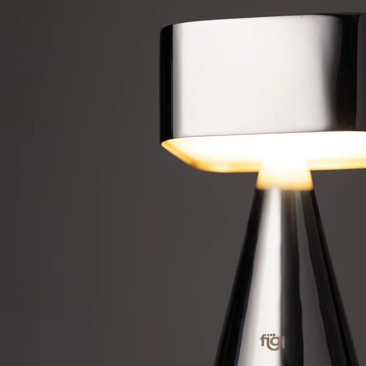 Expobazaar Chrome Portable Lamp Titanium