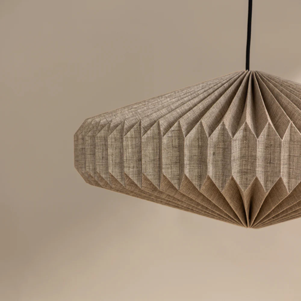 Expobazaar Oblong 2 Linen Pendant Lamp