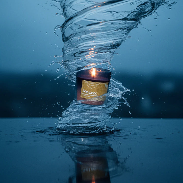 Expobazaar Relax Apple & Cinnamon Vegan Wax Scented Candle