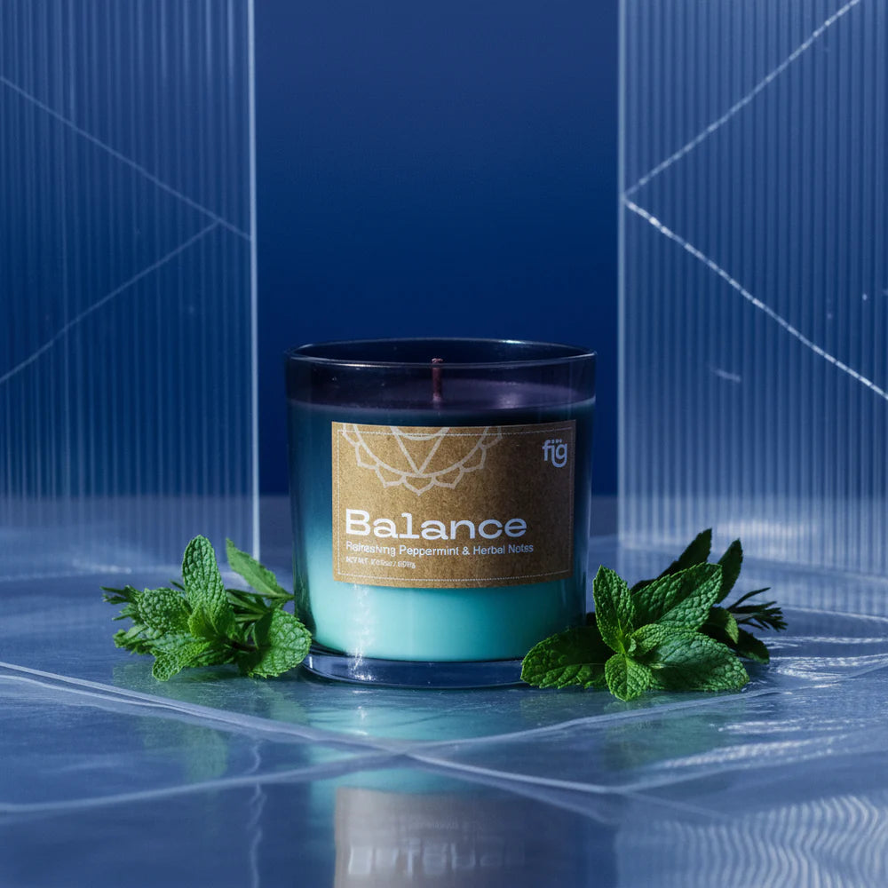 Expobazaar Balance Peppermint Vegan Wax Scented Candle