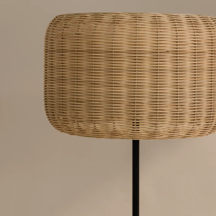 Expobazaar Bird's Nest Rattan Floor Lamp