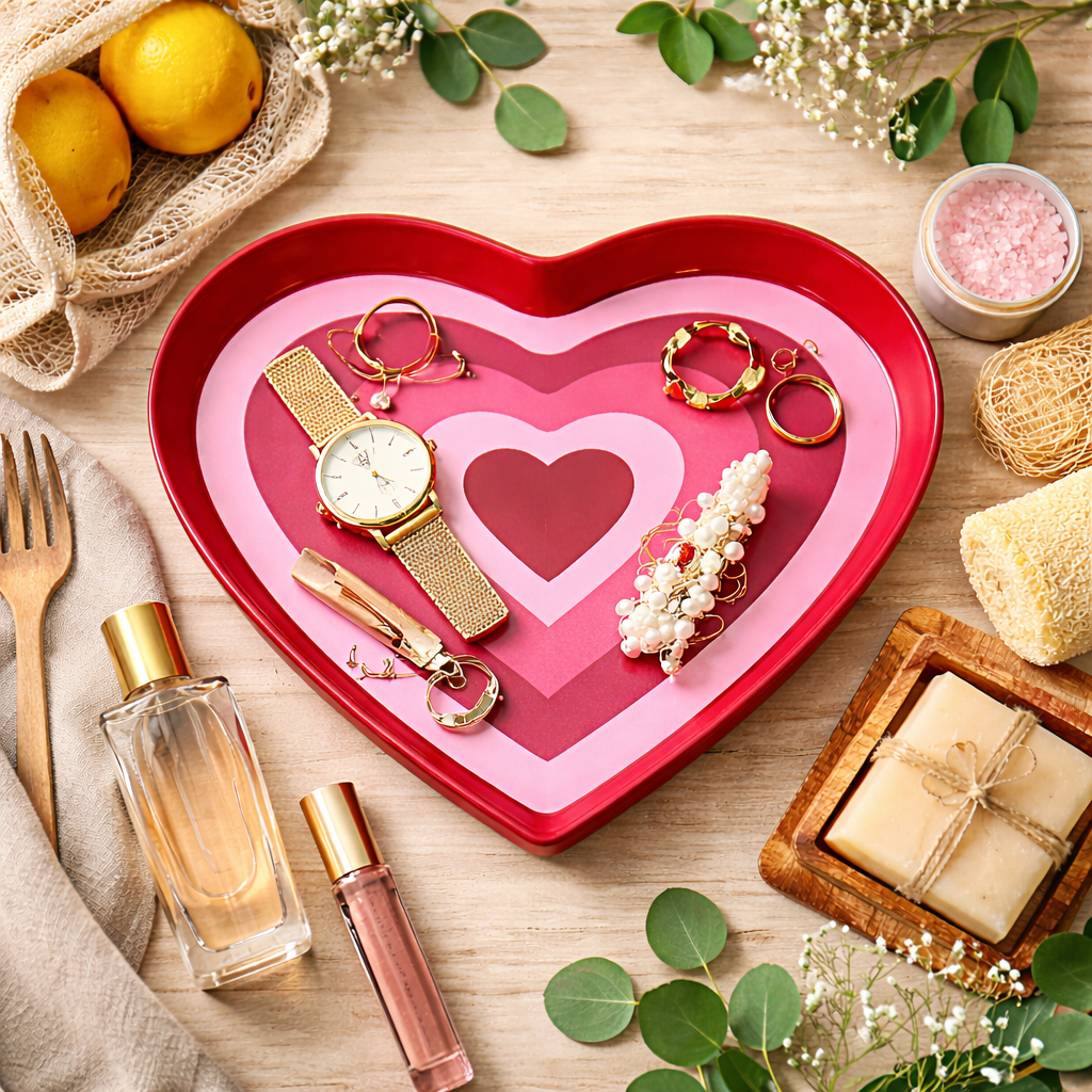 Heart Shape Jewelry Trinket Tray – Love Inspired Design