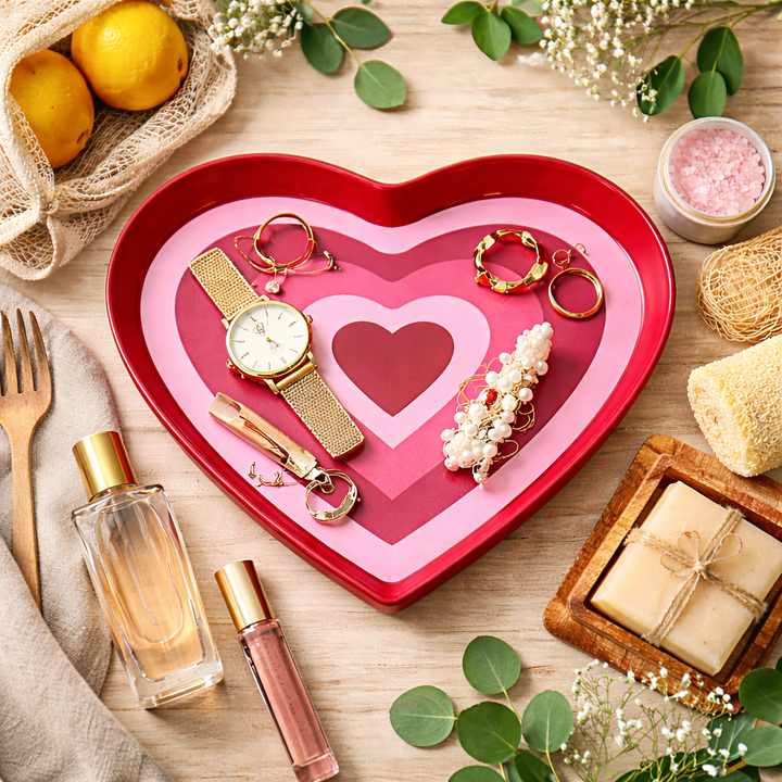 Heart Shape Jewelry Trinket Tray – Love Inspired Design