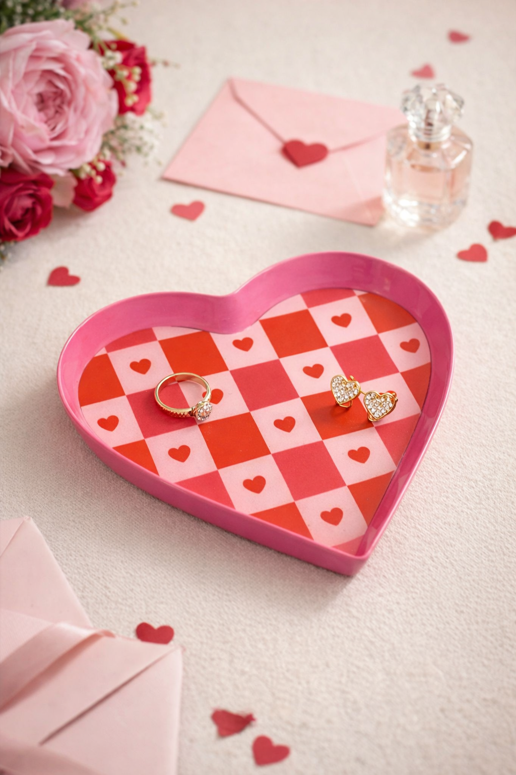 Heart Shape Jewelry Trinket Tray – Love Inspired Design