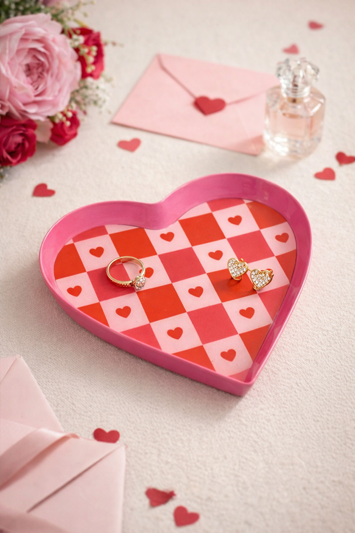 Heart Shape Jewelry Trinket Tray – Love Inspired Design