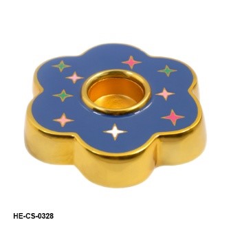 Flower shaped casted T- light Holders