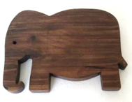 Elephant-Shaped Wooden Chopping & Serving Board | Mango Wood Platter