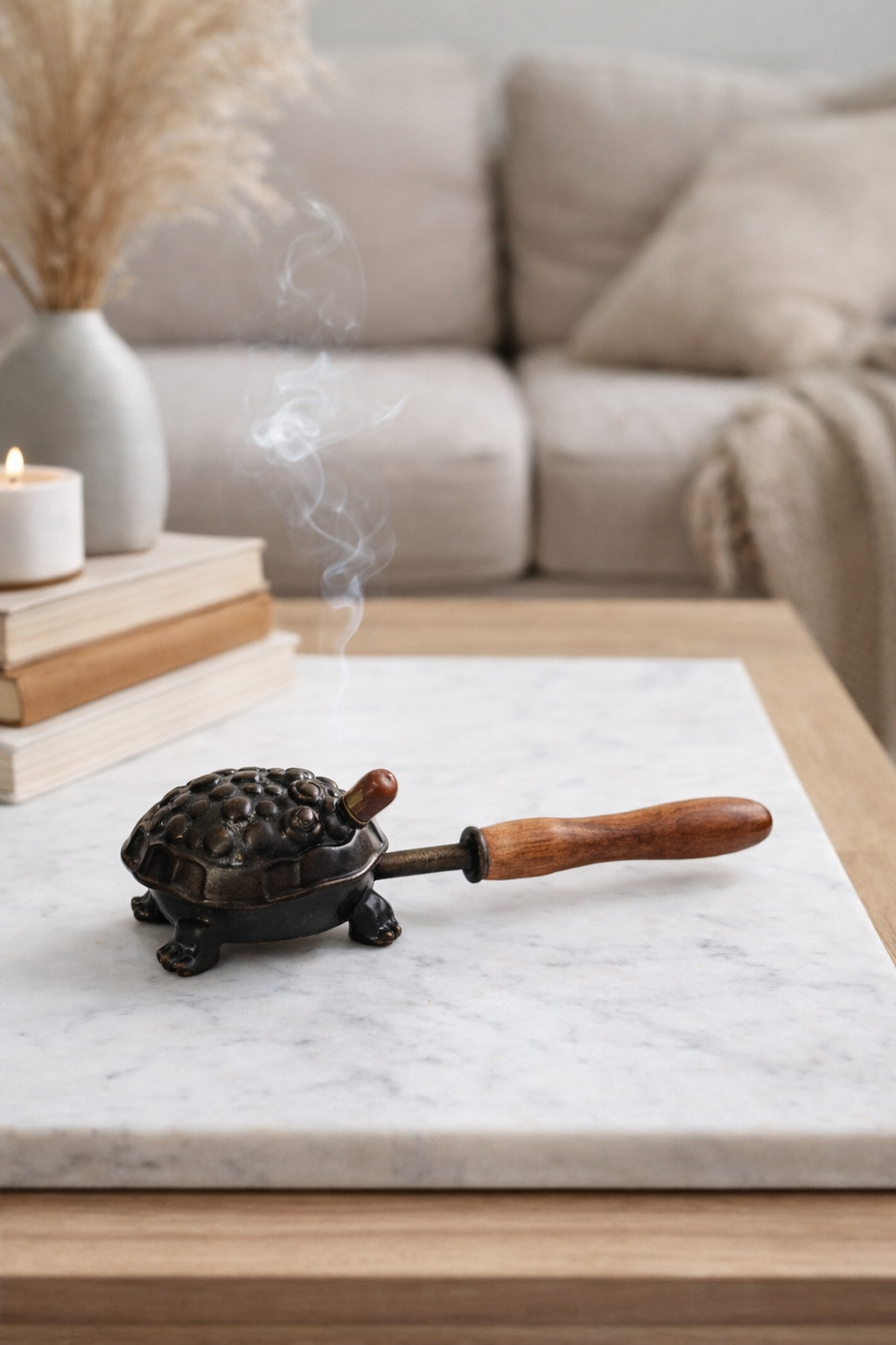 Metal Iron Burner – Compact Incense & Loban Holder