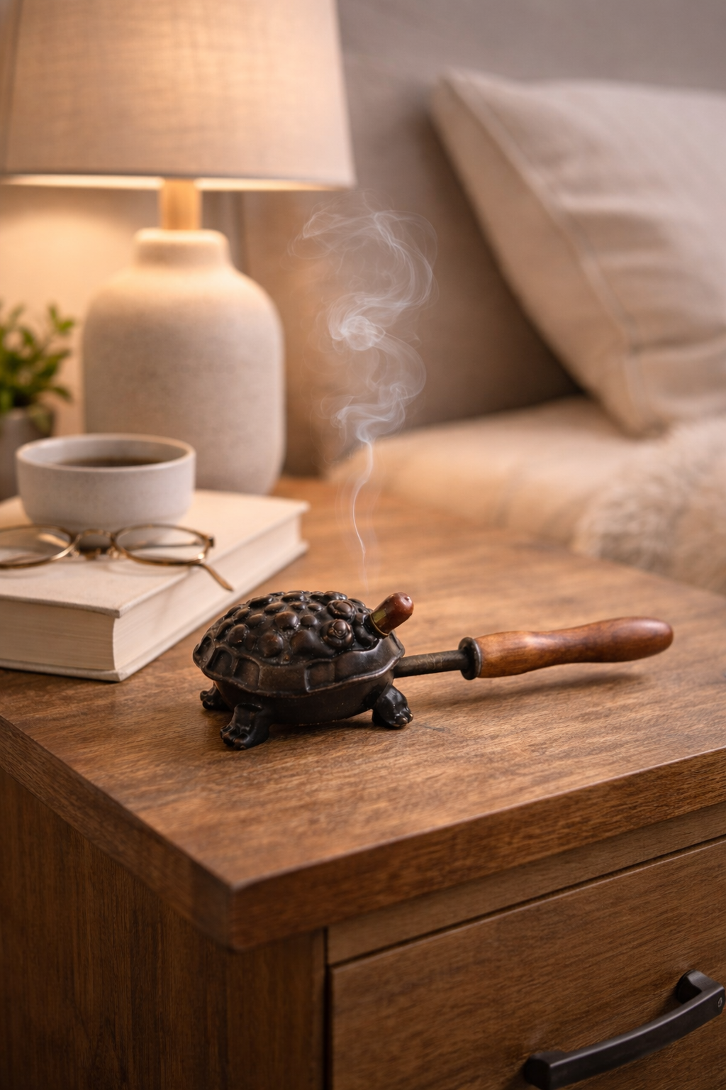 Metal Iron Burner – Compact Incense & Loban Holder