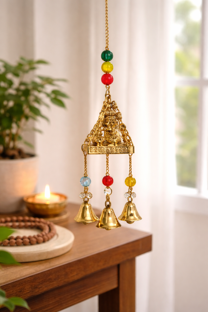 Krishna Brass Windchime for Home & Office Decor