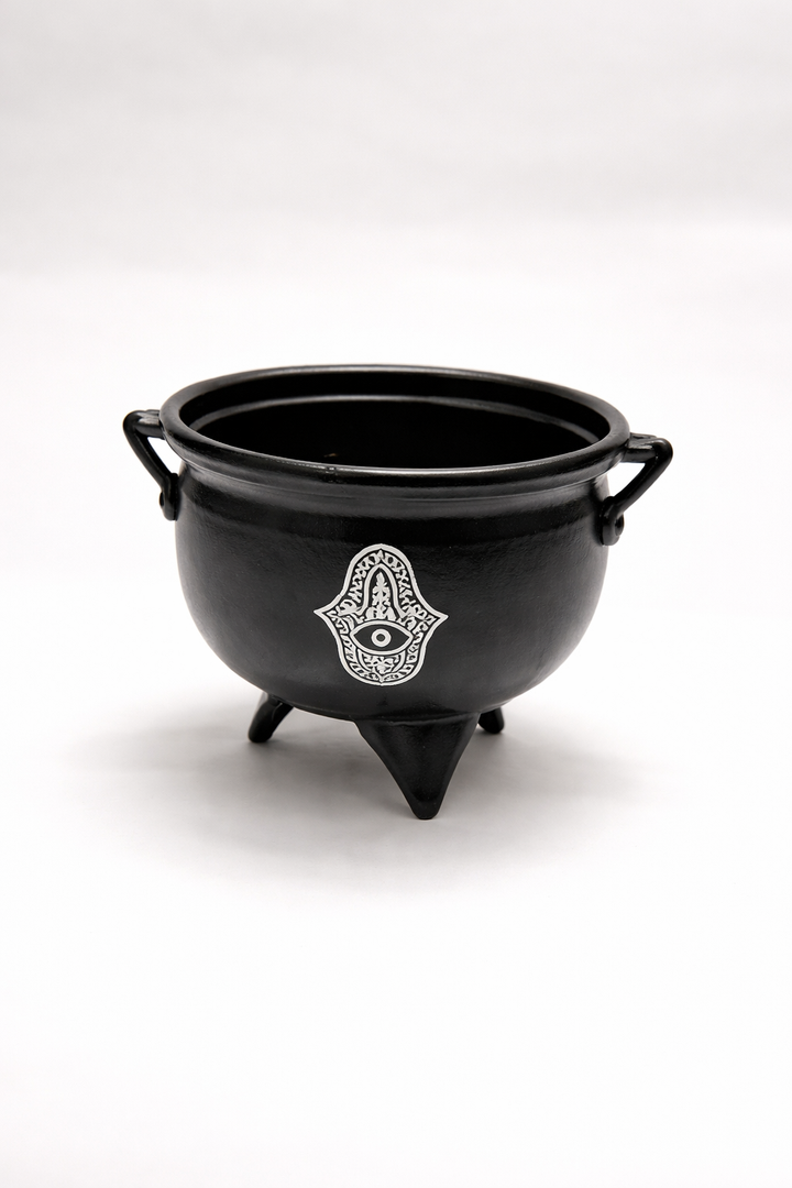 Hamsa Hand Metal Burner for Charcoal & Sambrani