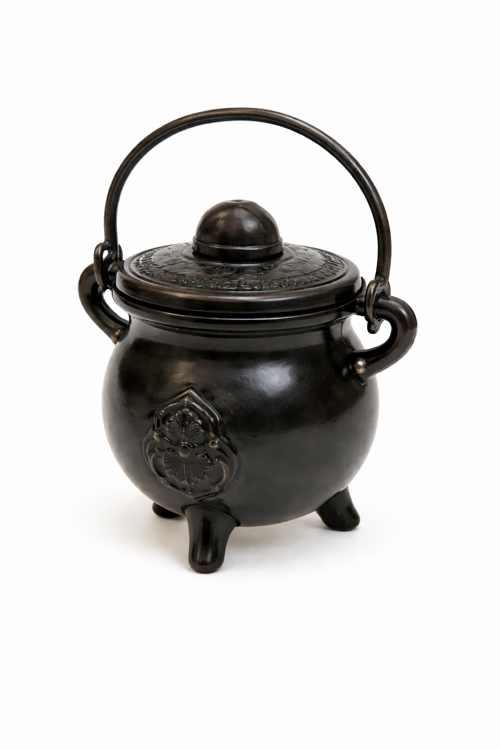 Cast Metal Celtic Cauldron Burner for Ritual Use