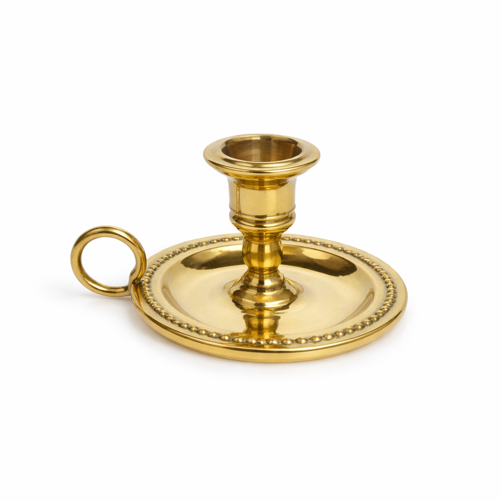 Elegant Brass Candle Holder for Home Decoration
