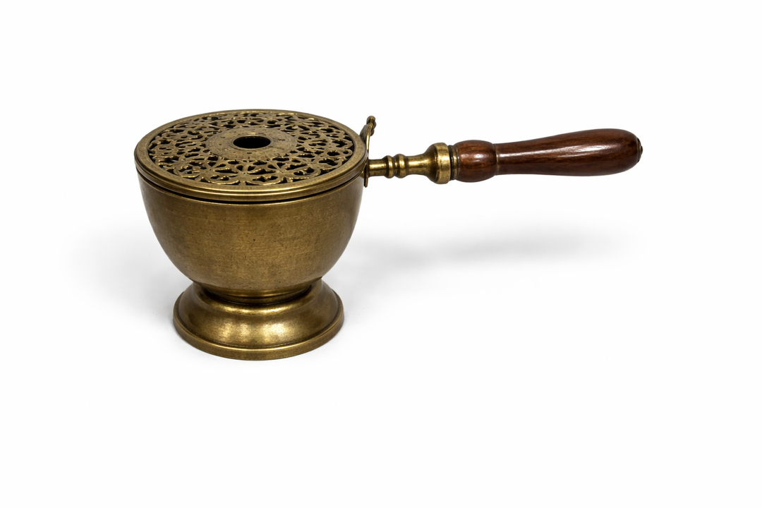 Iron Incense & Loban Burner for Home Mandir