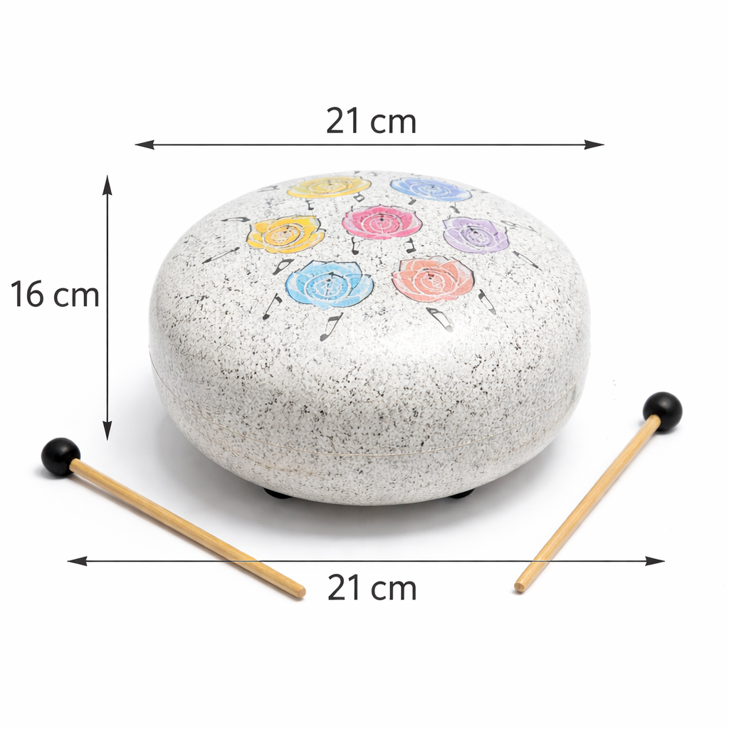 7 Chakra Happy Drum for Meditation & Relaxation