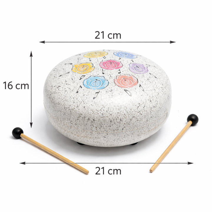 7 Chakra Happy Drum for Meditation & Relaxation