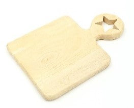 Star Handle Wooden Chopping Board for Kitchen & Serving