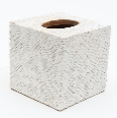 Handcrafted Wooden Square Tissue Box for Home & Office