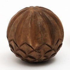 Wooden Carved Sphere Decorative Showpiece