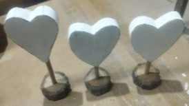 Elegant Honest Heart Decorative Accent for Shelves and Tabletops