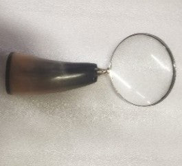 Rickon Grey Marble Handle Magnifier Handcrafted Decorative Accent