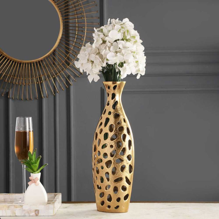 Sophia Floral Artisan Vase | Handcrafted Floral Vase for Elegance