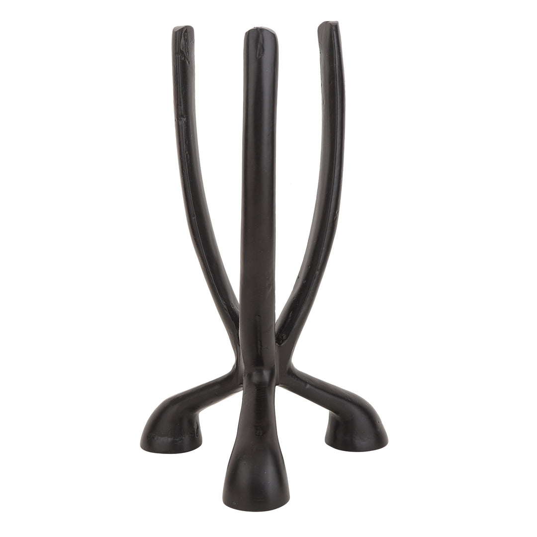 Trifecta Black/Gold Candle Trio | Geometric Holders for Modern Ambiance