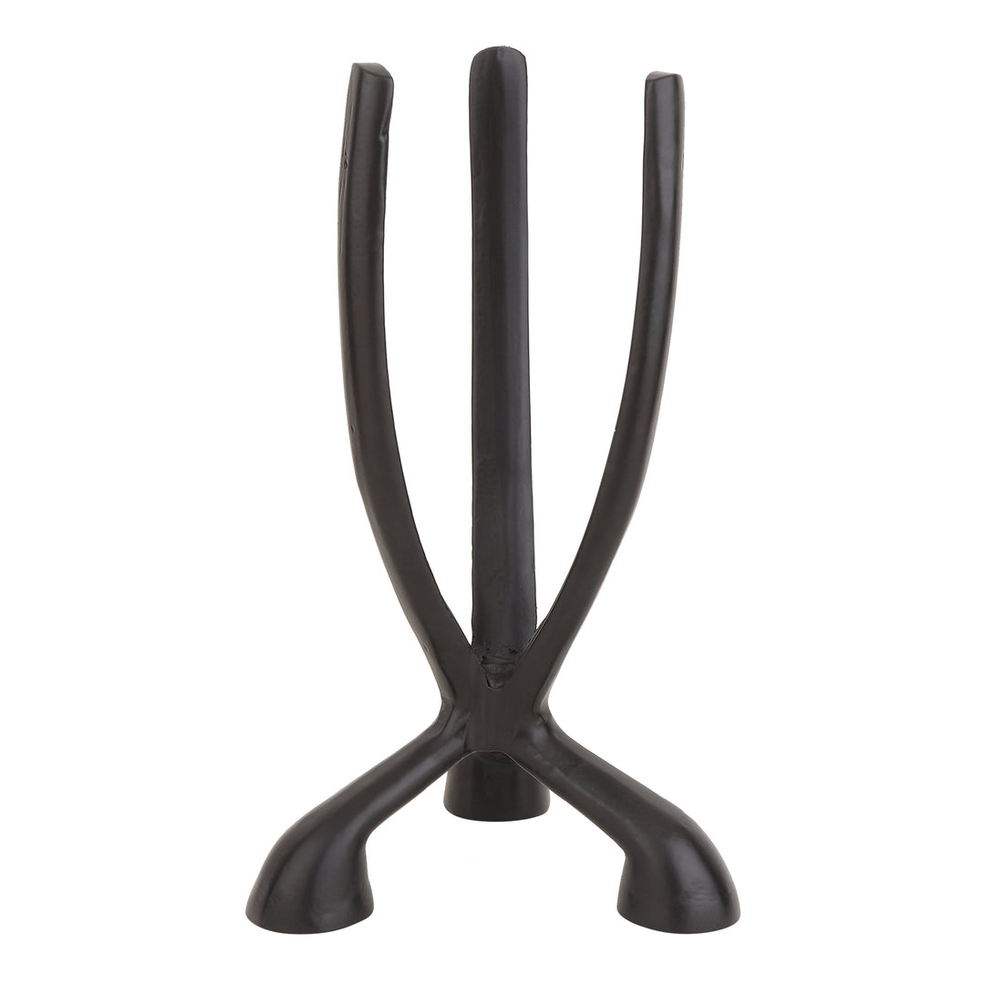 Trifecta Black/Gold Candle Trio | Geometric Holders for Modern Ambiance