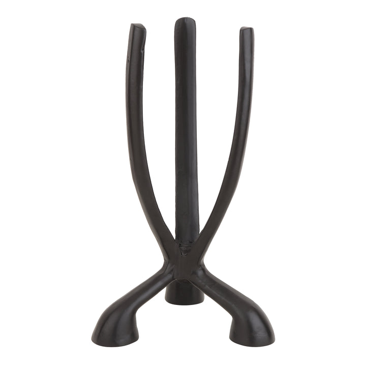 Trifecta Black/Gold Candle Trio | Geometric Holders for Modern Ambiance