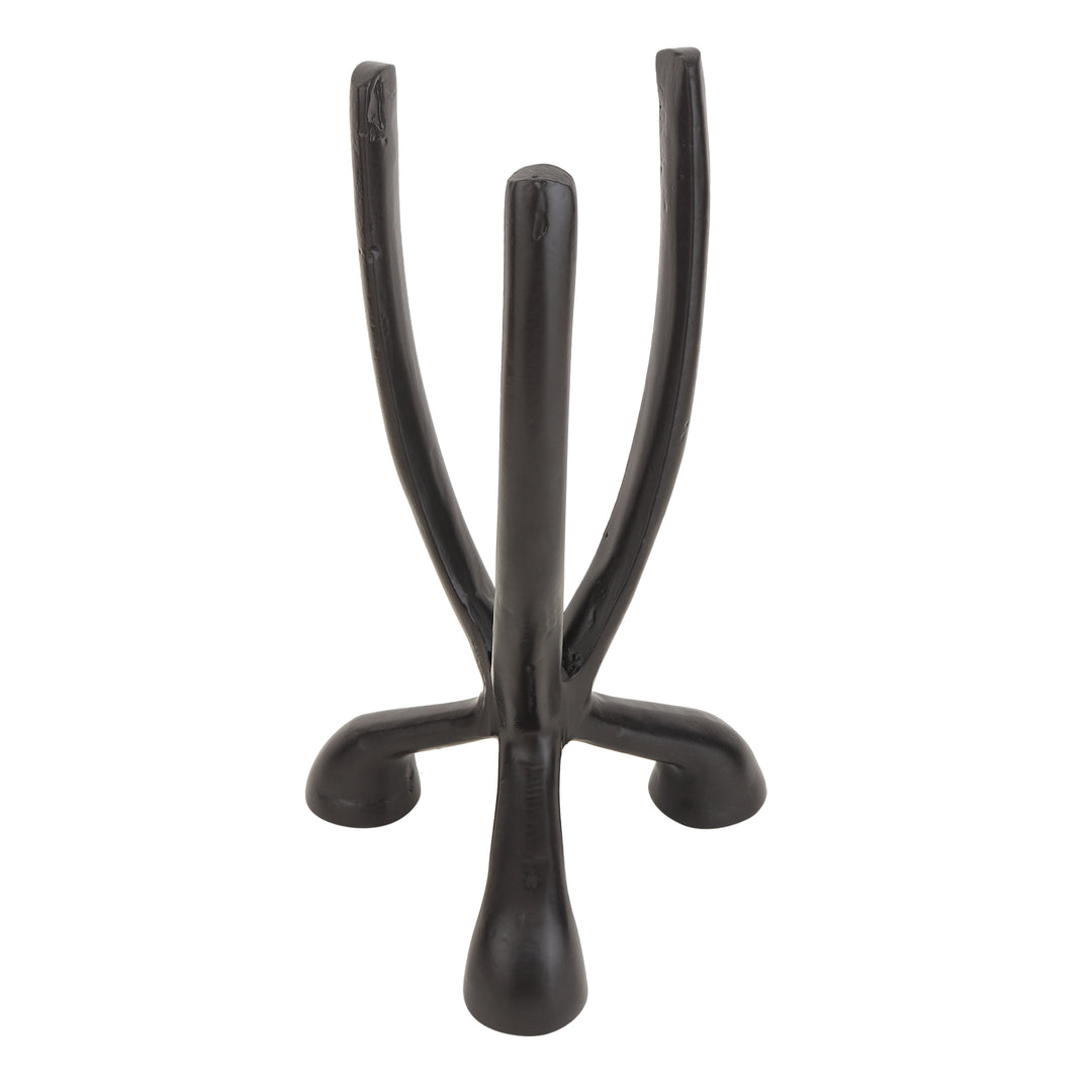 Trifecta Black/Gold Candle Trio | Geometric Holders for Modern Ambiance