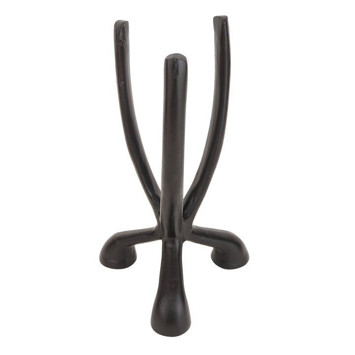 Trifecta Black/Gold Candle Trio | Geometric Holders for Modern Ambiance