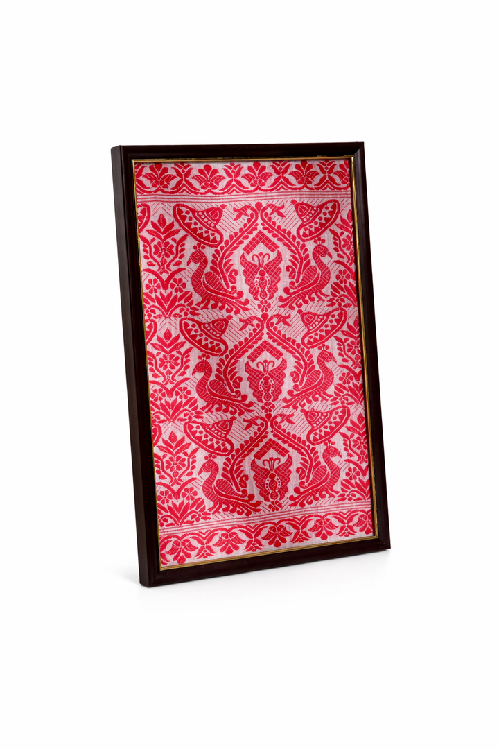 Handmade Woven Wall Hanging Frame | Boho Cotton Décor Accent
