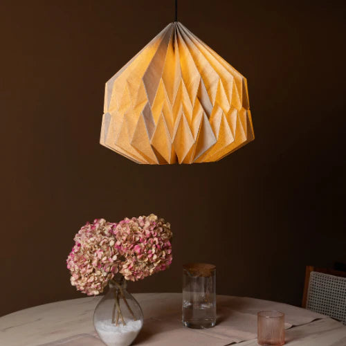 Expobazaar Big Pleat Linen Pendant Lamp
