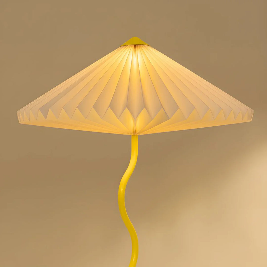 Expobazaar Wavy Floor Lamp Butter Yellow