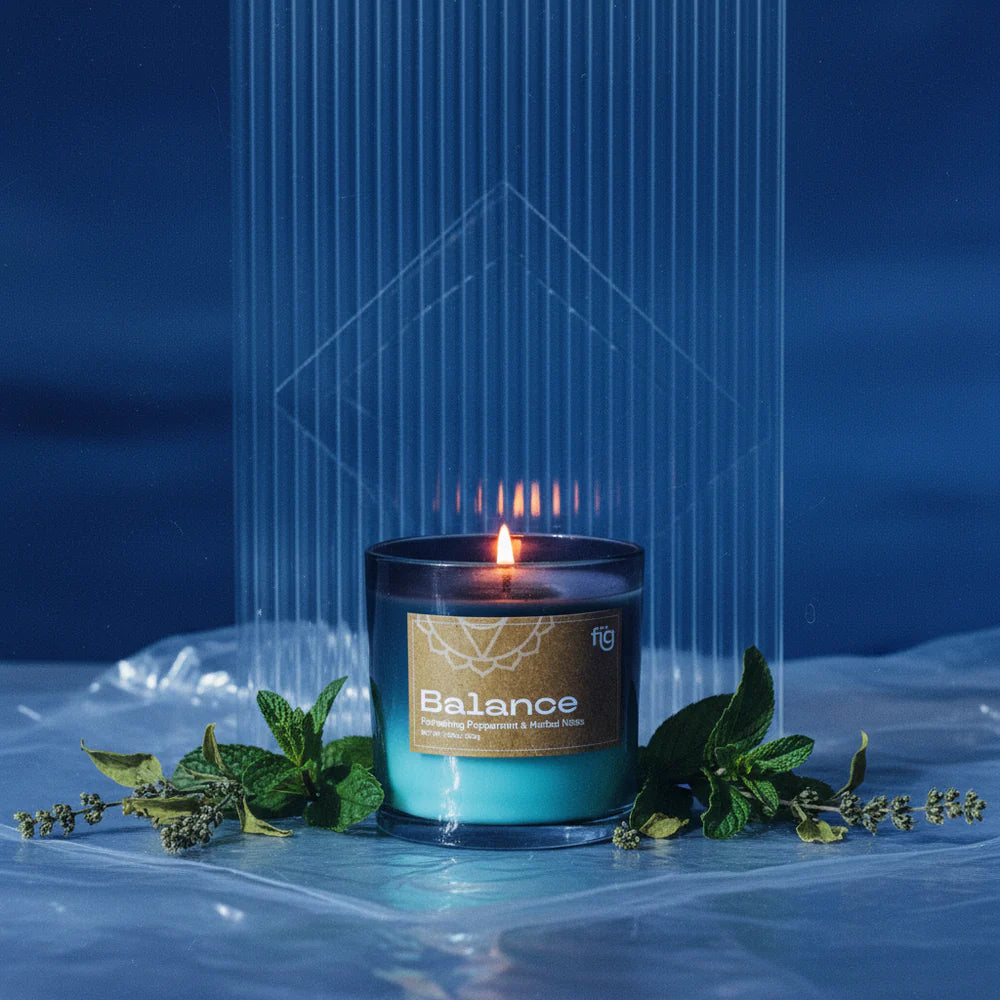 Expobazaar Balance Peppermint Vegan Wax Scented Candle