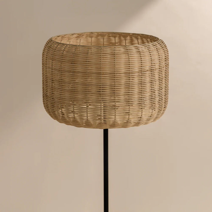 Expobazaar Bird's Nest Rattan Floor Lamp