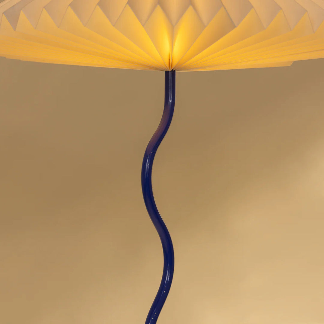 Expobazaar Wavy Floor Lamp Cobalt Blue