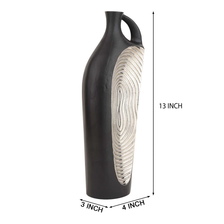 Alloy Art Avant-Garde Vase | Bold Metal Vase for Contemporary Florals