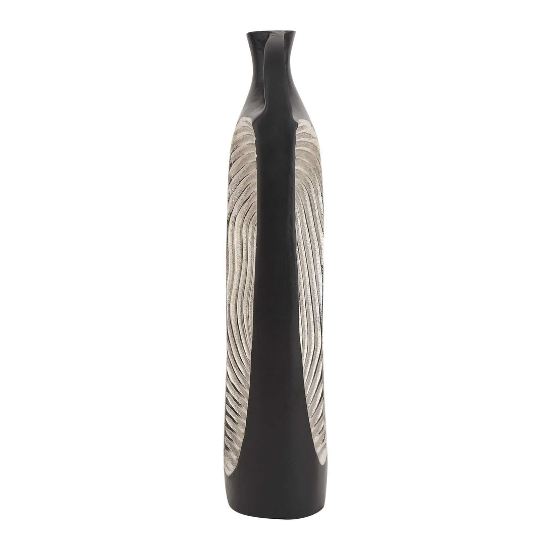 Alloy Art Avant-Garde Vase | Bold Metal Vase for Contemporary Florals