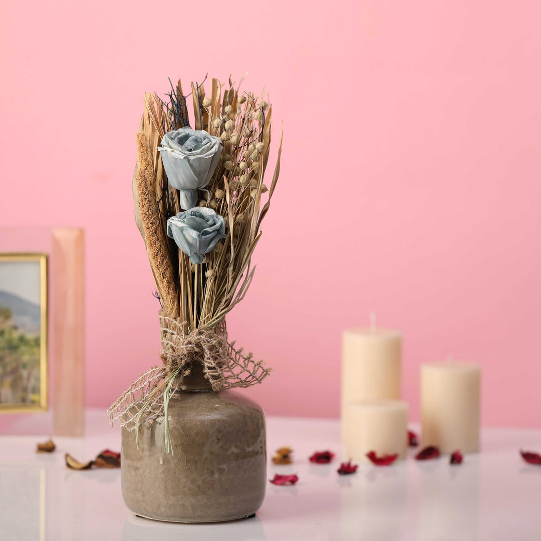Lea Ocean Blue Serenade | Small Blue Floral for Tranquil Decor