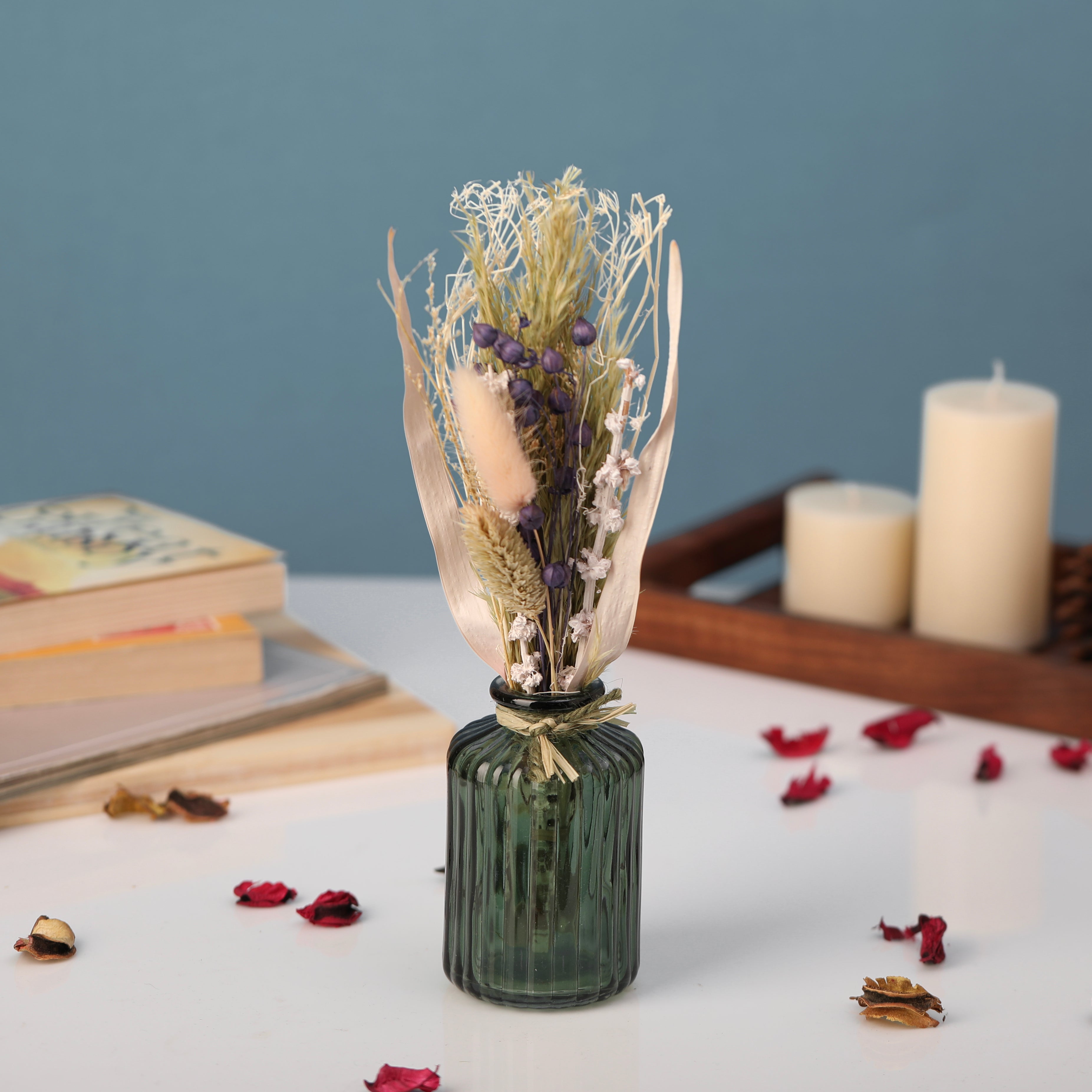 Sherrie Indigo Twilight | Rich Cascade Floral for Modern Elegance