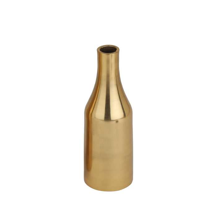 Champagne Bottle Petite Vase | Small Enameled Vase for Festive Charm
