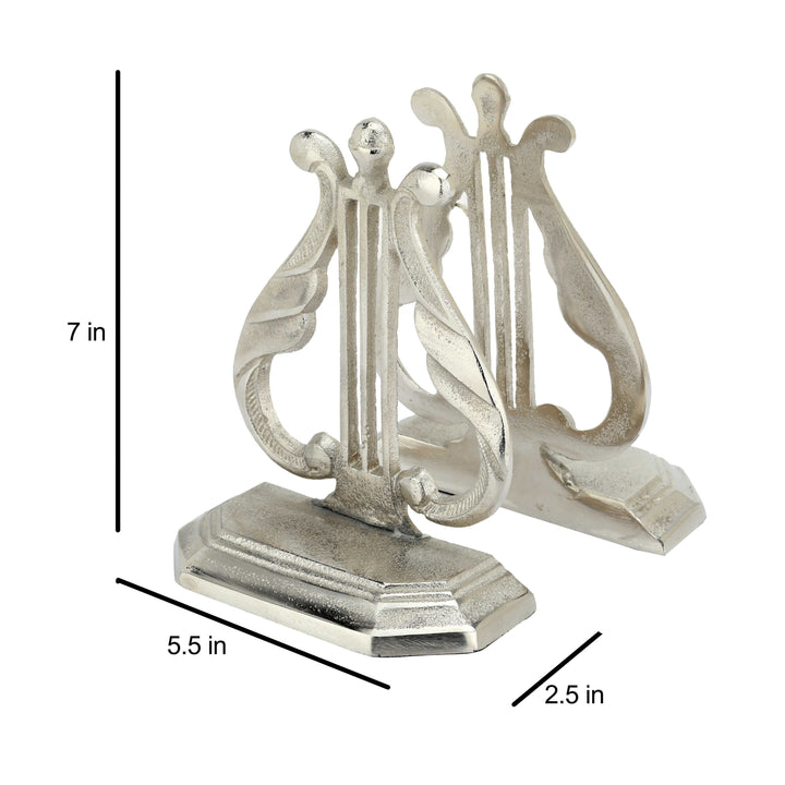 Elegant Scholar Bookends | Chic Organizers for Bookshelves or Desks