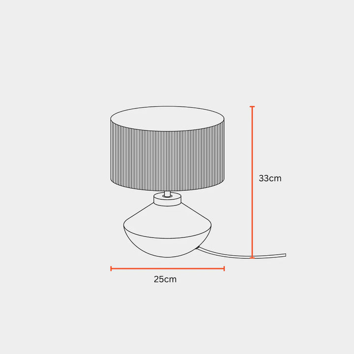 Expobazaar Faith Jute Table Lamp
