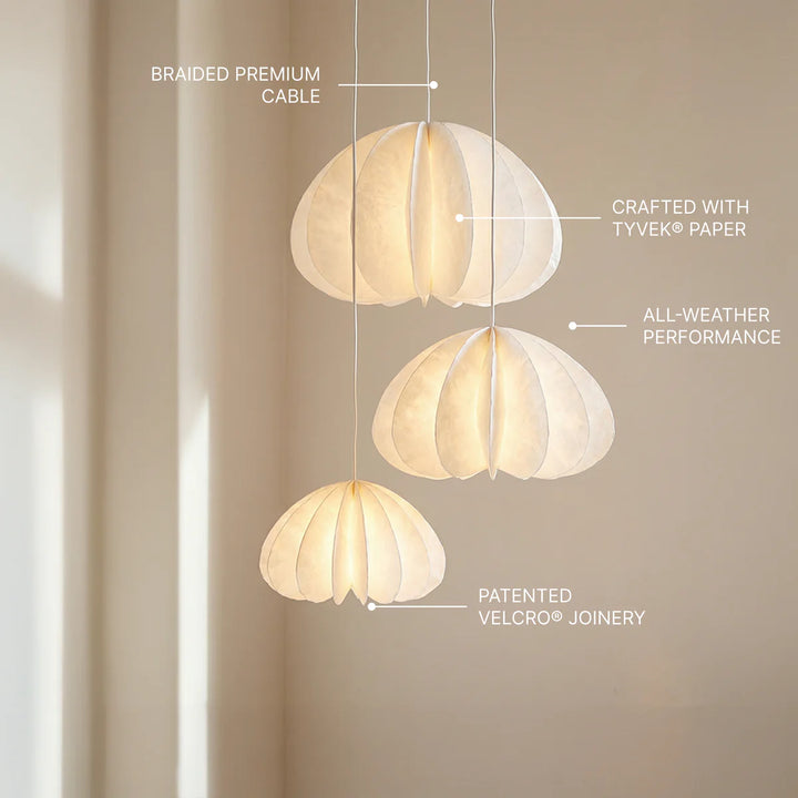 Expobazaar Daisy Cluster Hanging 3 Pendant Lights