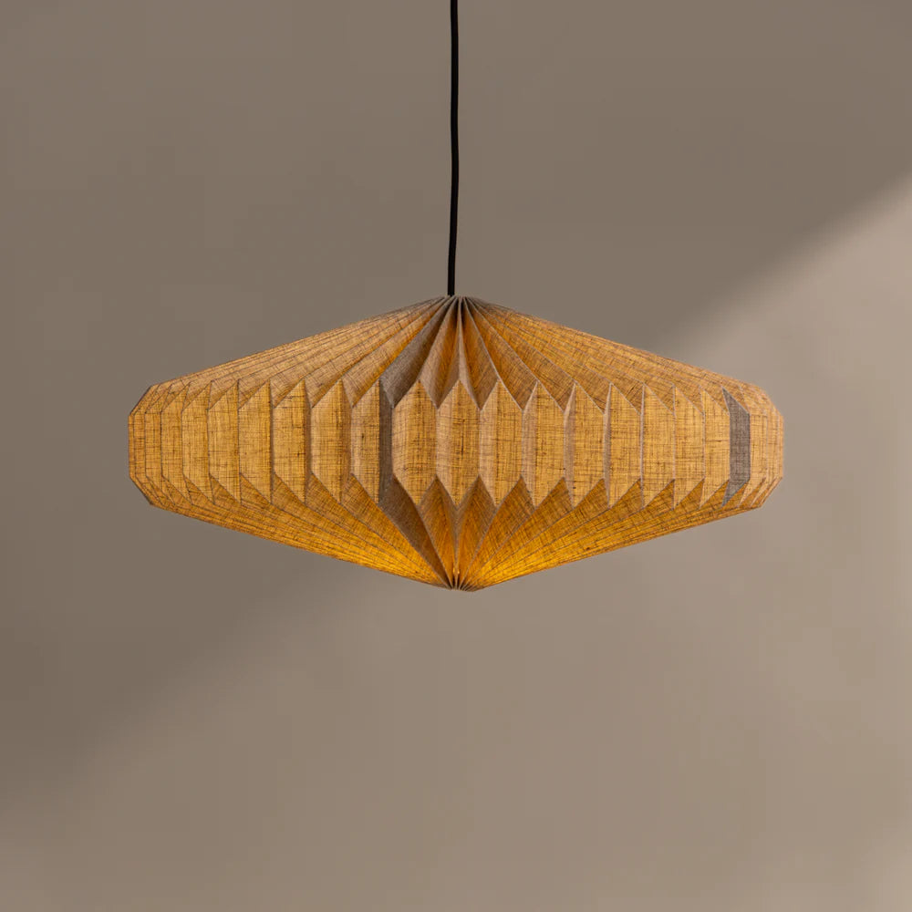 Expobazaar Oblong 2 Linen Pendant Lamp