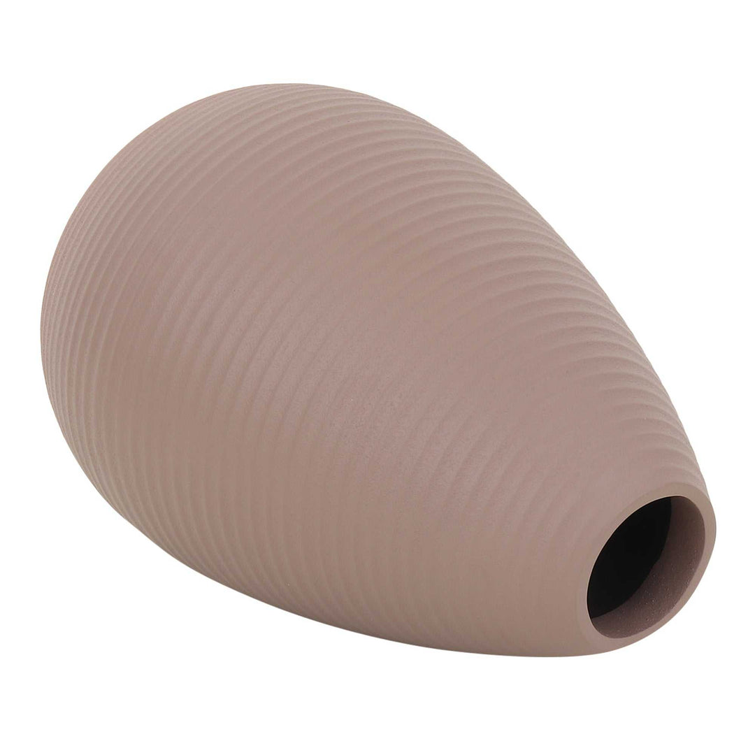 Klova Blush Pink Ceramic Vase | Delicate Pink Vase for Romantic Decor