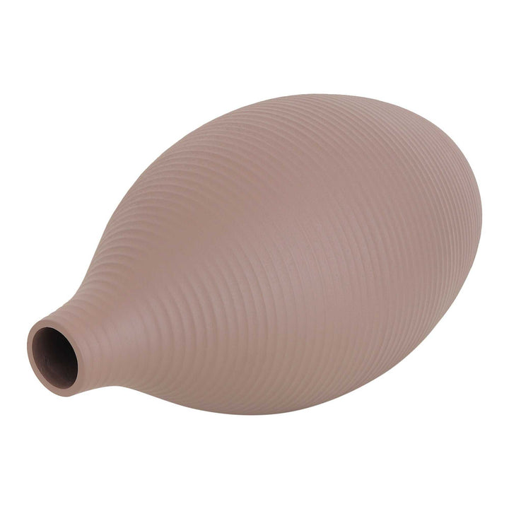 Vesera Pink Enamel Elegance | Glossy Pink Vase for Contemporary Decor
